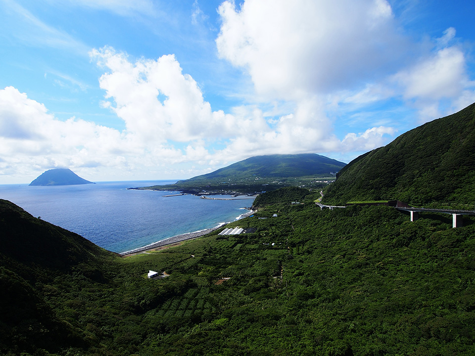 八丈島 大坂トンネル展望台 玉石垣 南原千畳敷 大賀郷 八丈島 観光 トラベル ありの木